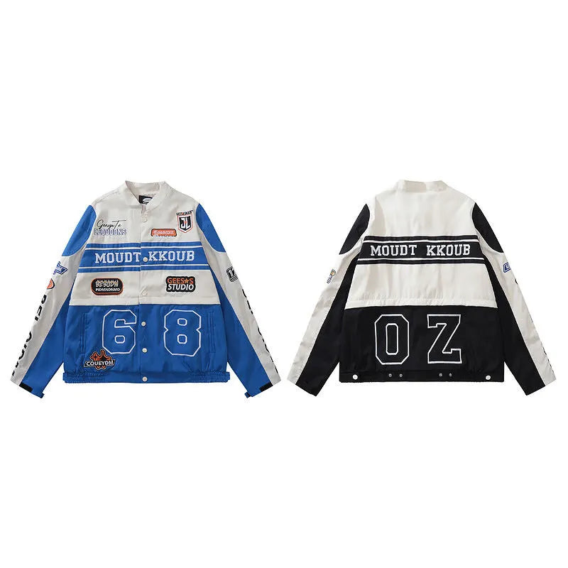 American Retro Detachable Baseball Jacket