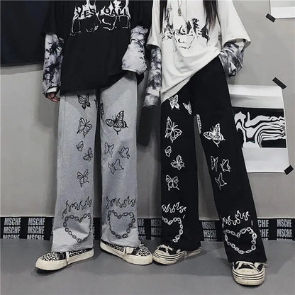 Streetwear Gothic Oversized Pants