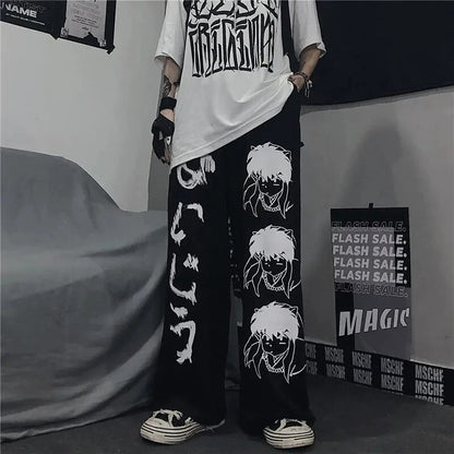 Anime Japanese Printed Sweatpants