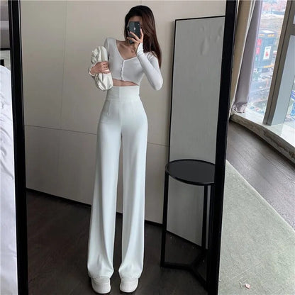 High Waist Women's Pants Loose