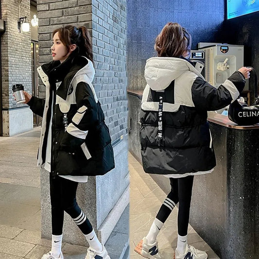 Warm Winter Puffer Hooded Jacket