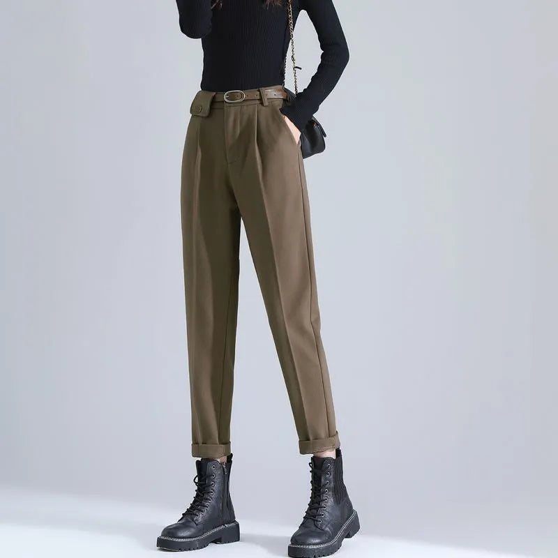 High Waist Suit Pants