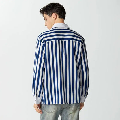 Long Sleeve Strip Shirt