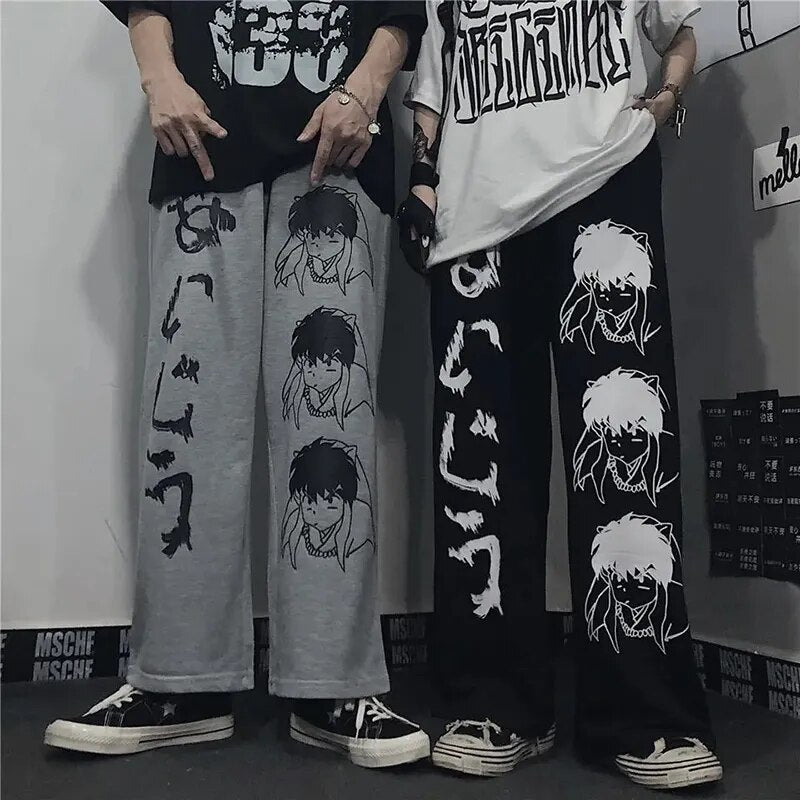 Anime Japanese Printed Sweatpants