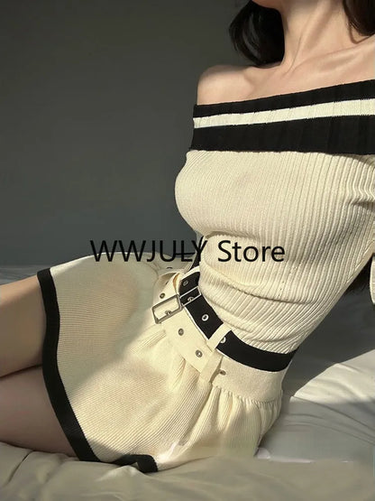 Slim Elegant Dress Knitted