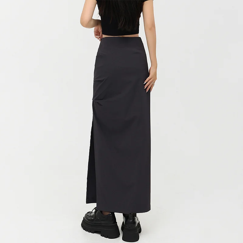 Cargo Split High Waist Skirt