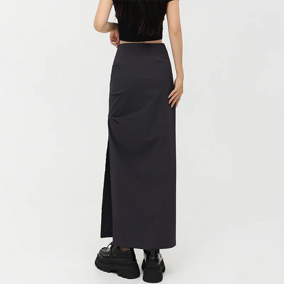 Cargo Split High Waist Skirt