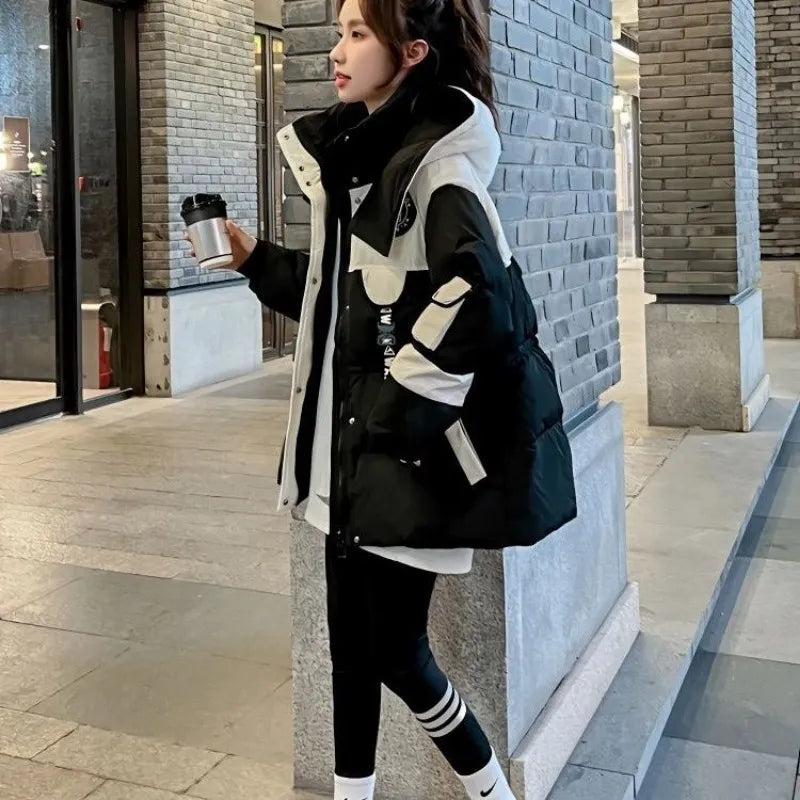 Warm Winter Puffer Hooded Jacket