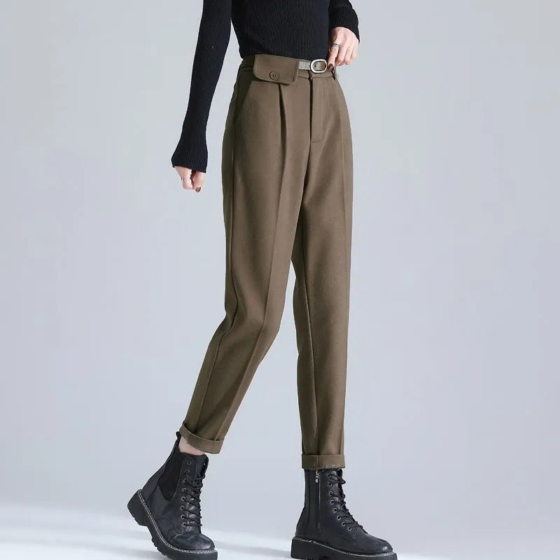 High Waist Suit Pants