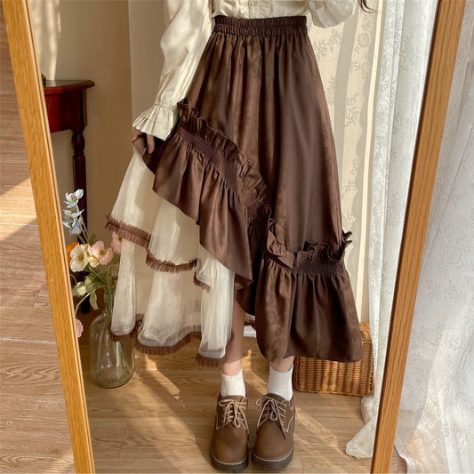 Vintage Lolita Skirt High Waisted