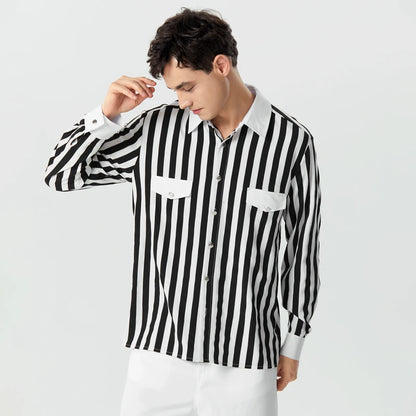 Long Sleeve Strip Shirt