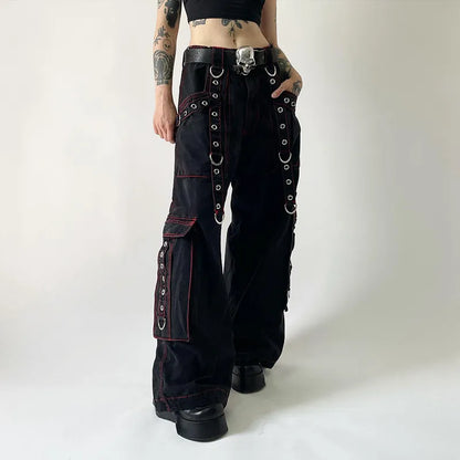 Goth Dark Punk Cargo Pants