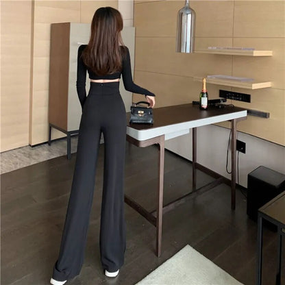 High Waist Women's Pants Loose