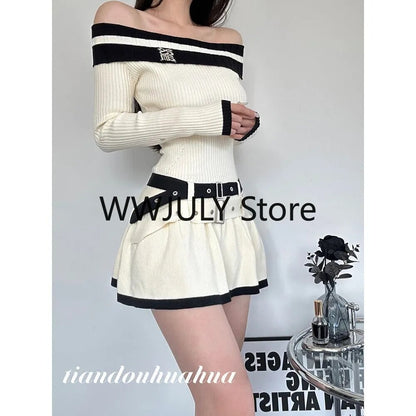 Slim Elegant Dress Knitted