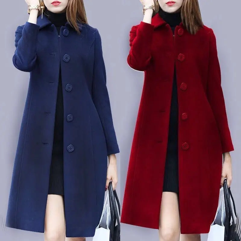 Long Winter Trench Coat