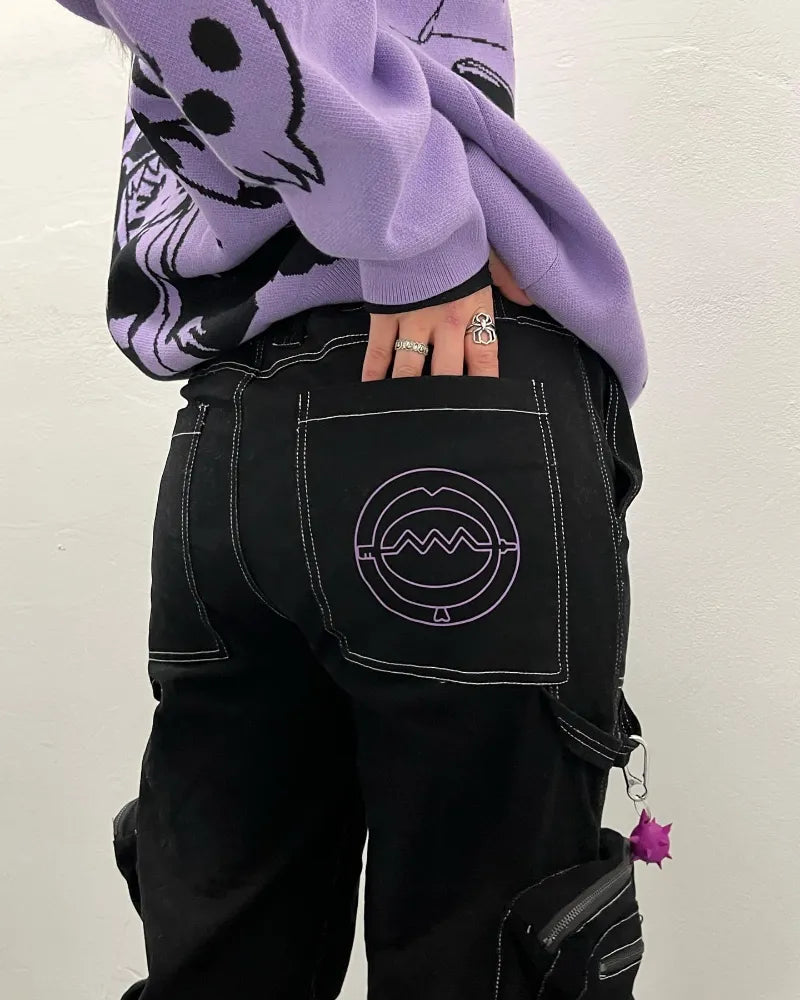 Streetwear High Waisted Pants