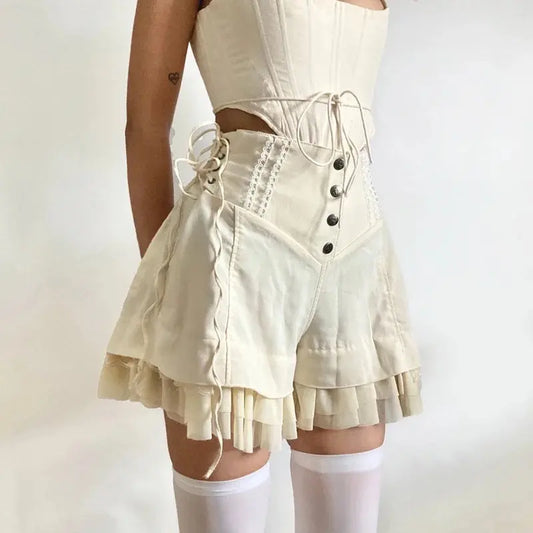 Fairy Ruffles High Waist Shorts