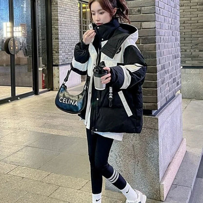 Warm Winter Puffer Hooded Jacket