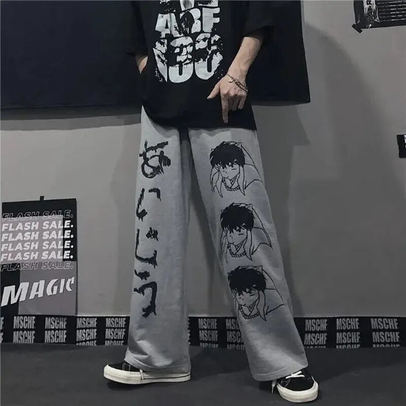 Anime Japanese Printed Sweatpants