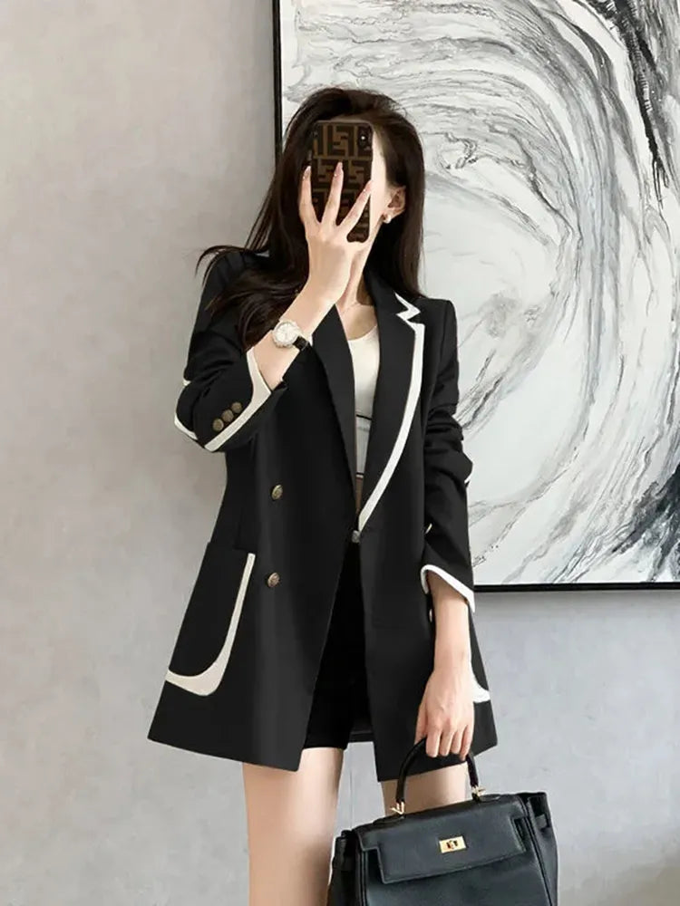 Elegant Blazer Loose Long Sleeve Suit