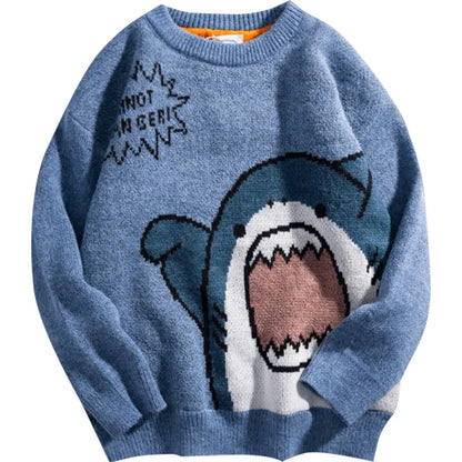 Shark Sweater Winter Turtleneck