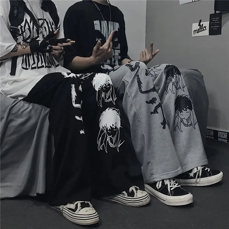 Anime Japanese Printed Sweatpants