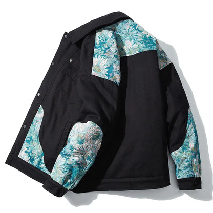 Streetwear Jacket Japanese Embroidery