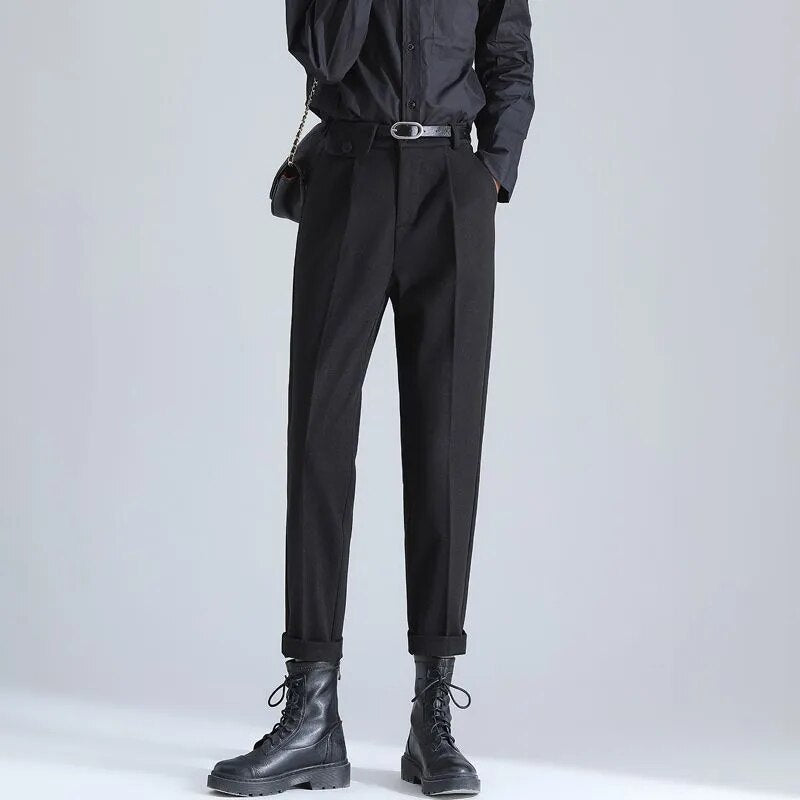 High Waist Suit Pants